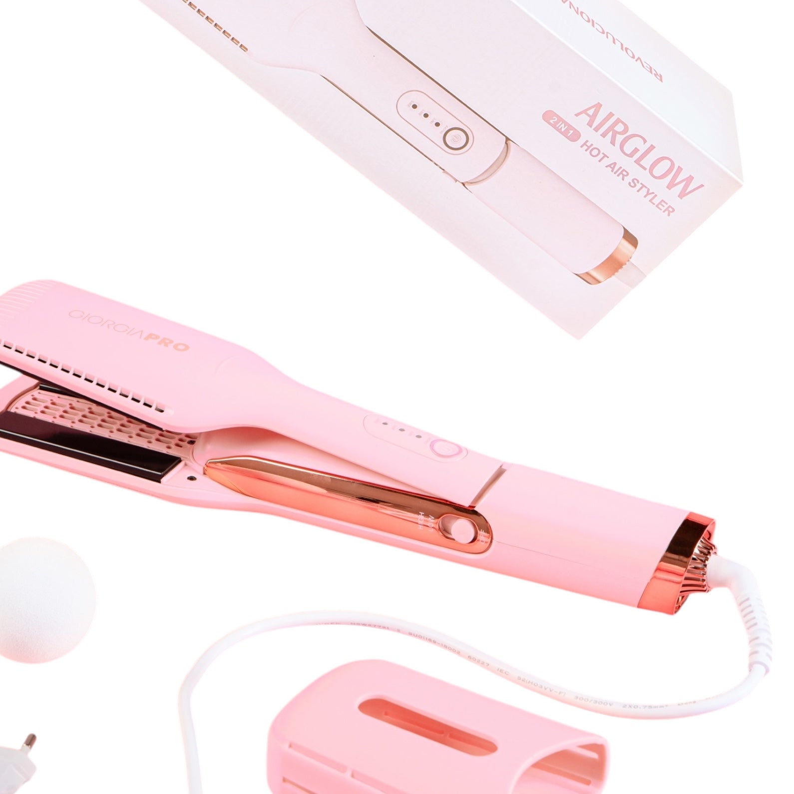 alisadora secadora 2en1 AIRGLOW ❤ Envío gratis - Giorgia Pro